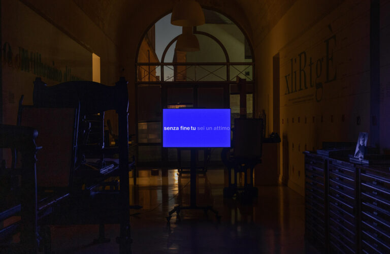 Escatologia, collettivo damp, Biblioteca Bernardini - Museo della stampa, Lecce, 2024, ph. Raffaella Quaranta